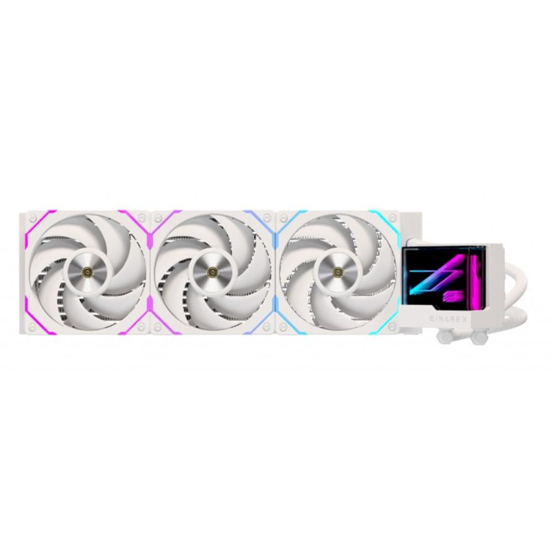 Kit refrigeracion liquida einarex vertex 360 rgb 3x 120mm blanco