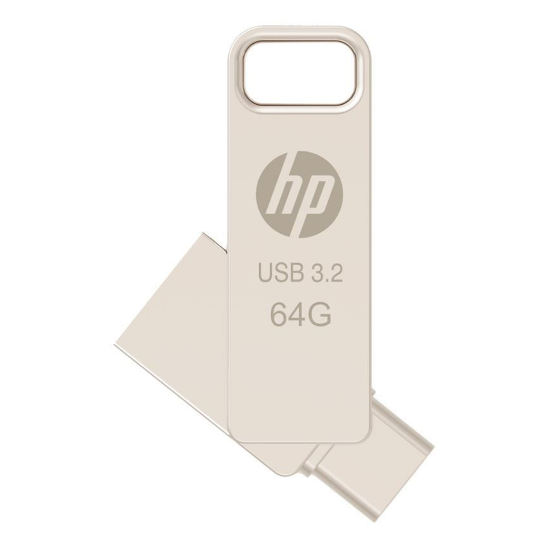 PNY HP x206C unidad flash USB 64 GB USB Type-A / USB Type-C 3.2 Gen 1 (3.1 Gen 1) Plata