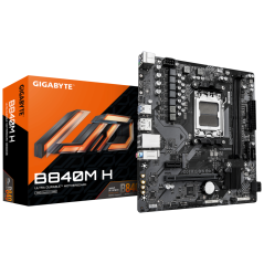 GIGABYTE B840M H Placa Base - Procesadores AMD Ryzen 9000, VRM de 5+2+