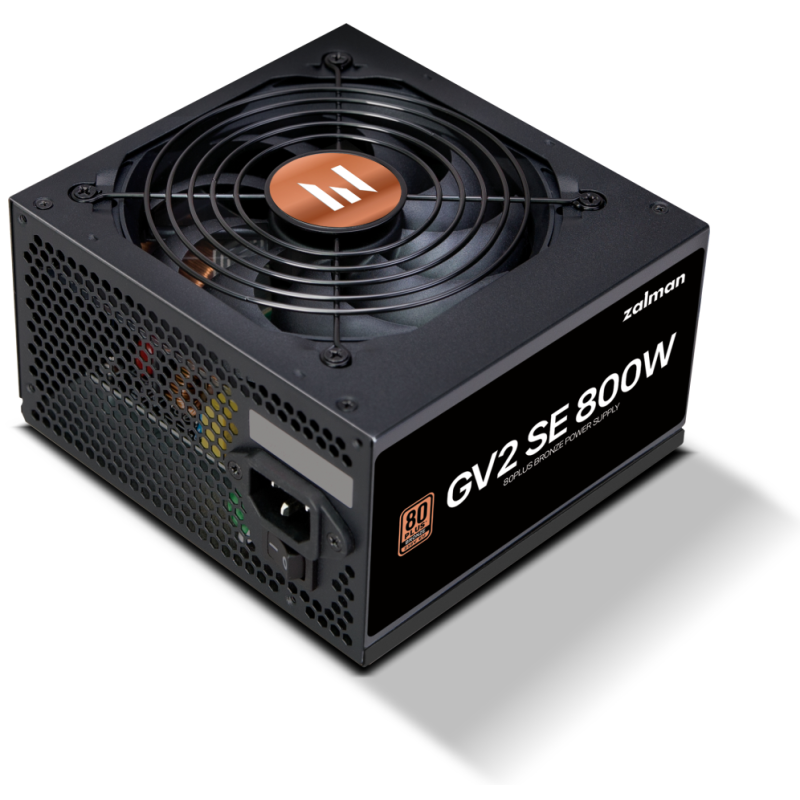 Zalman GV2SE unidad de fuente de alimentación 800 W 20+4 pin ATX ATX Negro