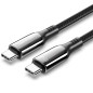 CABLE 2.0 USB-C A USB-C 100W 1.2 M NEGRO VENTION
