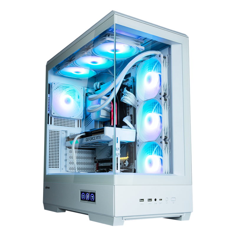 Zalman P50 DS White Midi Tower Blanco
