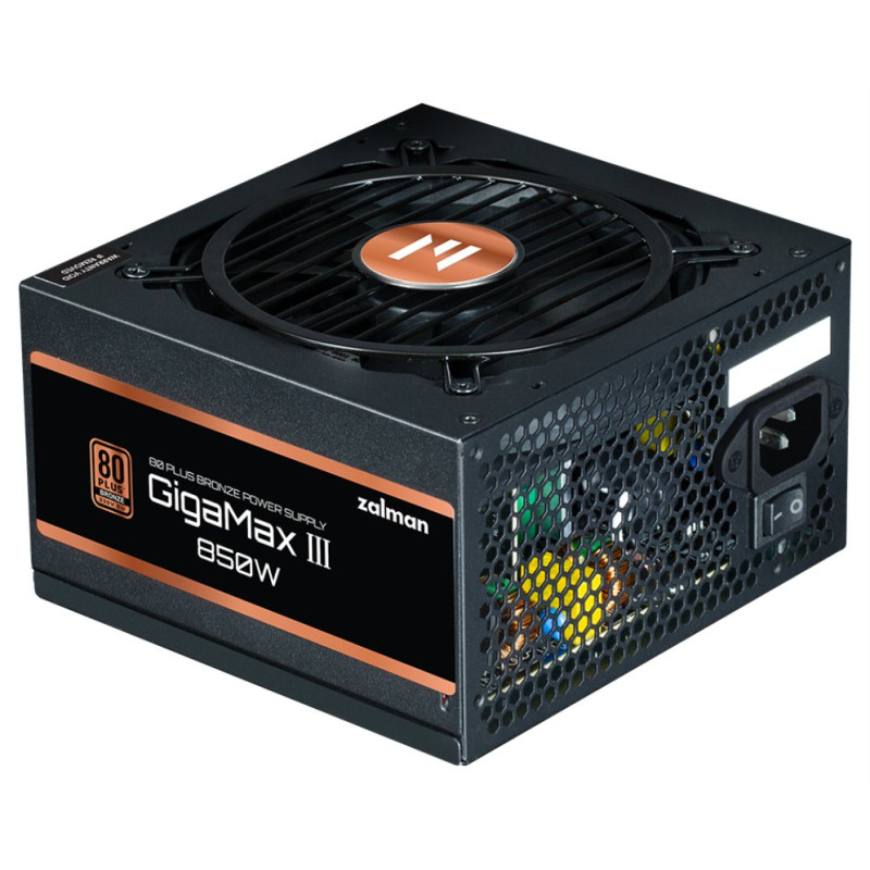 Zalman GigaMax III unidad de fuente de alimentación 850 W ATX Negro