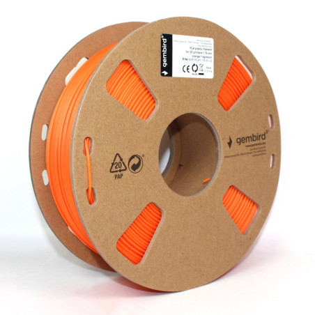 Gembird 3DP-PLA1.75-01-O material de impresión 3d Ácido poliláctico (P