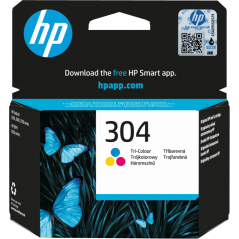HP Cartucho de tinta Original 304 tricolor
