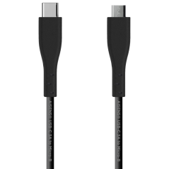 AISENS Cable USB 2.0 3A, tipo USB C/M - micro B/M, Negro, 1.0 m