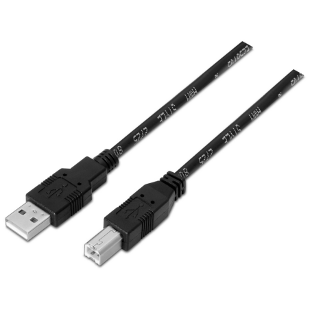 AISENS A101-0005 cable USB USB 2.0 1 m USB A USB B Negro