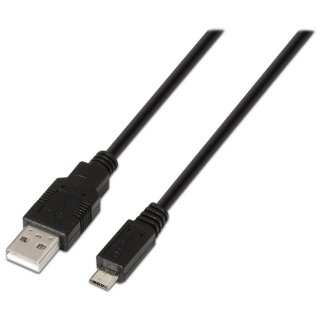 AISENS A101-0028 cable USB USB 2.0 1,8 m USB A Micro-USB B Negro