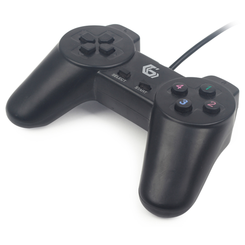 Gembird JPD-UB2-01 mando y volante Negro USB 2.0 Gamepad PC