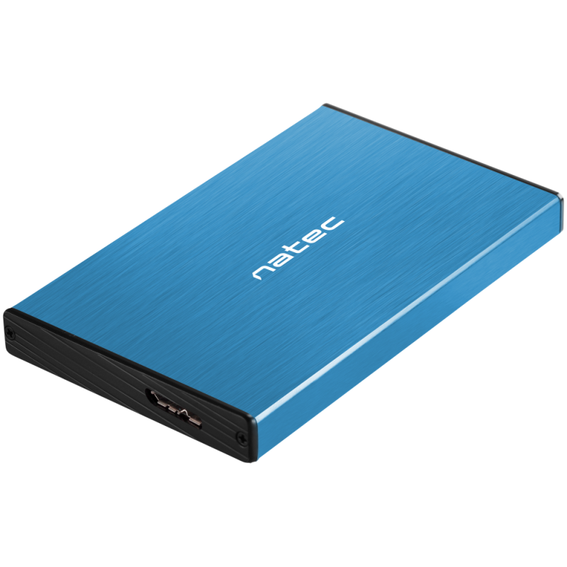 NATEC Rhino GO Carcasa de disco duro/SSD Azul 2.5