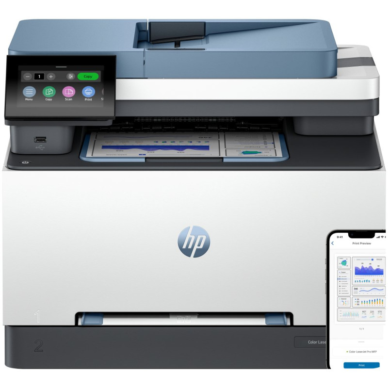 HP LaserJet Pro 3302sdw Inalámbrico Multifunction Color Impresora, Fotocopiadora, escáner; Dúplex