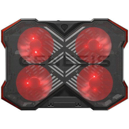 GENESIS Oxid 260 almohadilla fría 43,9 cm (17.3) 1010 RPM Negro, Rojo