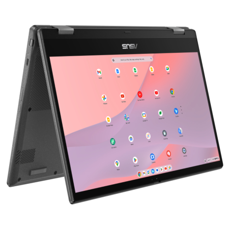 ASUS Chromebook CM14 Flip CL1402FM2A-EC0224 - Ordenador Portátil 14 Full HD (MediaTek Kompanio 520, 8GB RAM, 128GB eMMC, ARM Mal