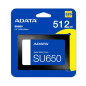 Disco duro interno solido ssd adata ultimate su650 512gb 2.5 pulgadas 