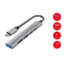 Hub usb tipo c 3.2 equip life 1 x usb 3.2 - 2 x usb 2.0 - 2 x usb tipo