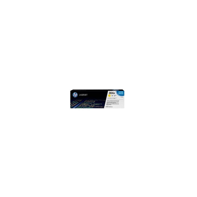 Toner hp 304a cc532a amarillo 2800 páginas cm2320 - cp2025