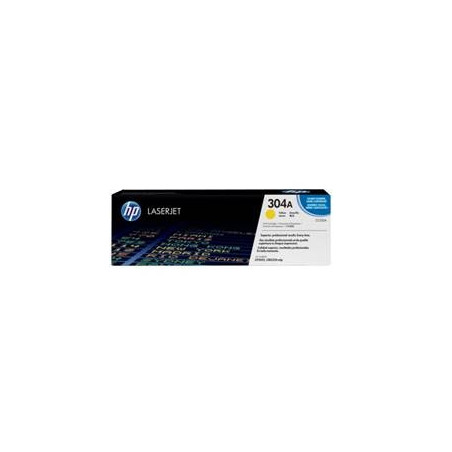 Toner hp 304a cc532a amarillo 2800 páginas cm2320 - cp2025