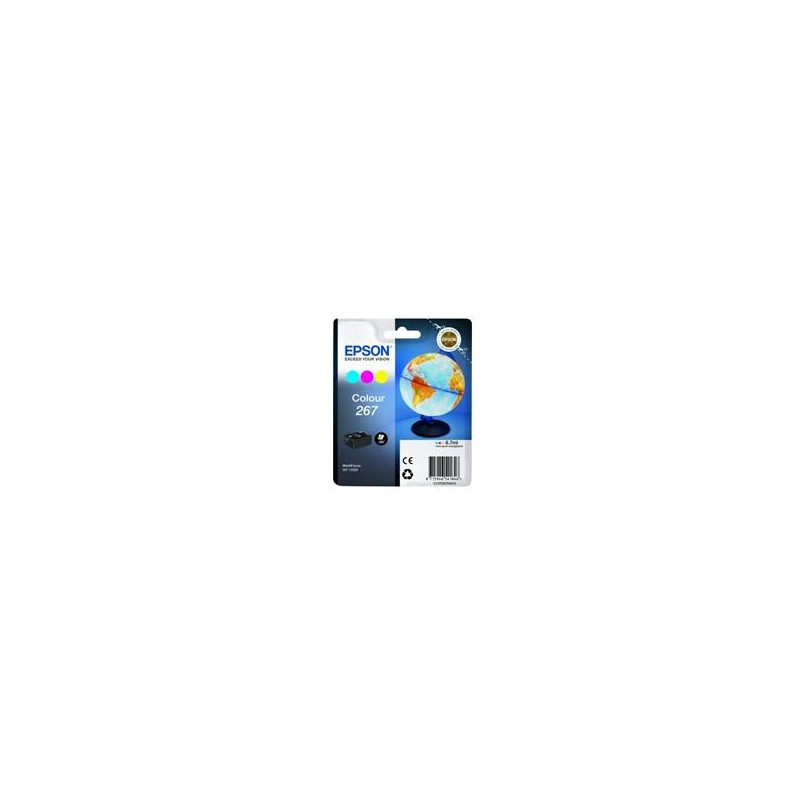 Cartucho tinta epson 267 c13t26704010 color wf - 100w - planeta tierra