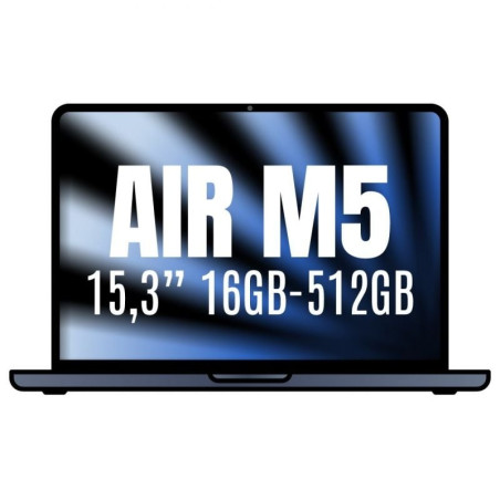 Apple Macbook Air 15,3/ M5 10-Core CPU/ 16GB/ 512GB SSD/ 10-Core GPU/ 