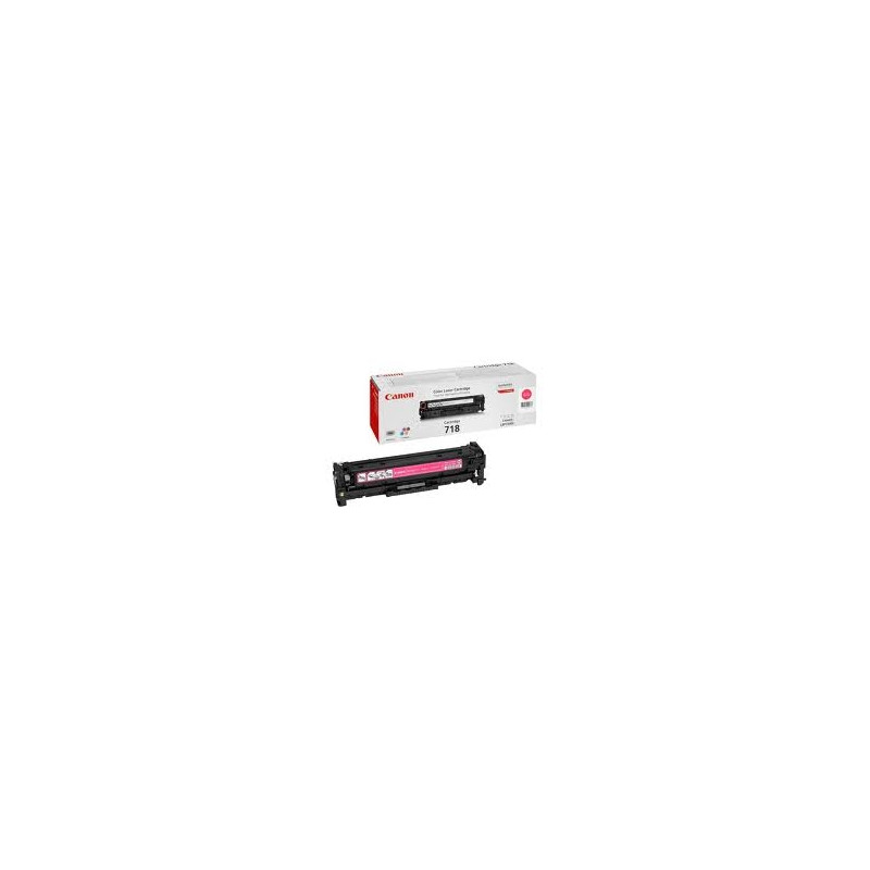 Toner canon 718m magenta 2.900 páginas lbp - 7200cdn - serie mf - 8300