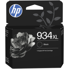 HP Cartucho de tinta original 934XL de alta capacidad negro