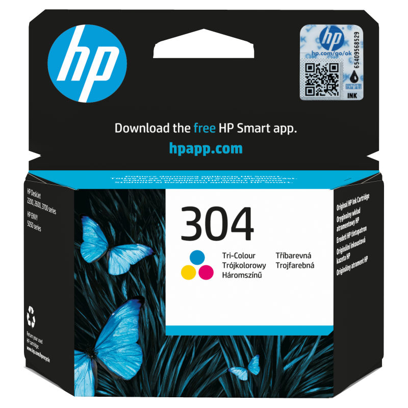 HP Cartucho de tinta Original 304 tricolor