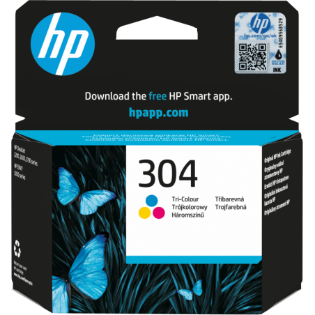 HP Cartucho de tinta Original 304 tricolor