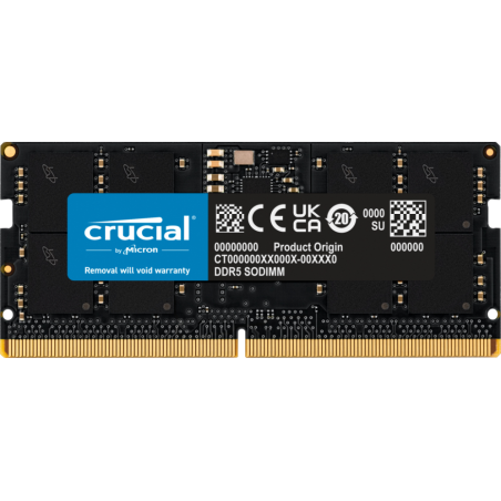 Crucial CT16G56C46S5 módulo de memoria 16 GB 1 x 16 GB DDR5 262-pin SO