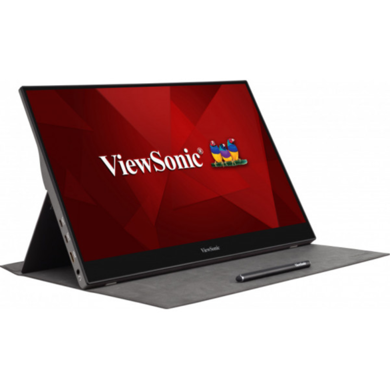 Viewsonic TD1655 pantalla para PC 39,6 cm (15.6) 1920 x 1080 Pixeles Full HD LED Pantalla táctil Multi-usuario Negro, Plata