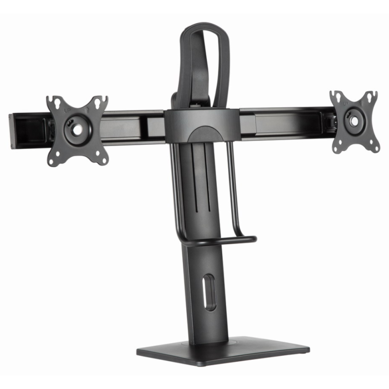 Gembird MS-D2-01 soporte para monitor 68,6 cm (27) Escritorio Negro