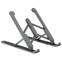 AISENS Soporte De Sobremesa Ajustable Para Portatil / Tablet, Gris Osc