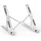 AISENS Soporte de Sobremesa Ajustable para Portatil / Tablet, Plata