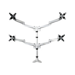 Soporte mesa startech vesa hasta 27 pulgadas 100x100mm max 45.2kg braz