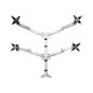 Soporte mesa startech vesa hasta 27 pulgadas 100x100mm max 45.2kg braz