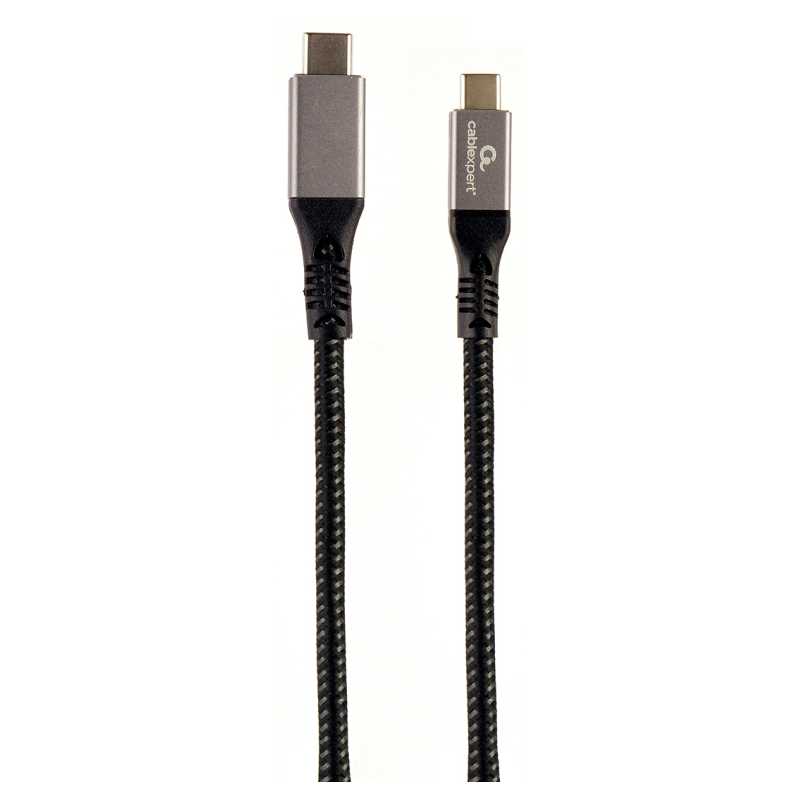Gembird CCBP-USB3-CMCM100-1.5M cable USB USB 3.2 Gen 2 (3.1 Gen 2) 1,5 m USB C Negro, Plata