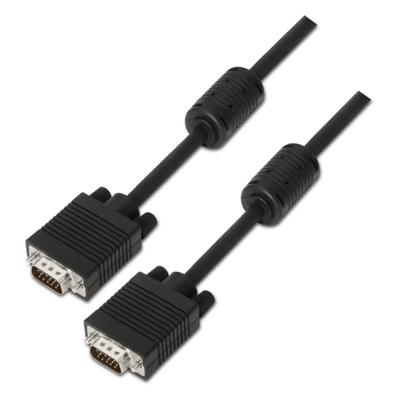 AISENS A113-0074 cable VGA 10 m VGA (D-Sub) Negro