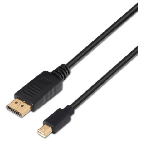 AISENS A124-0131 cable DisplayPort 2 m Mini DisplayPort Negro