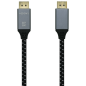 AISENS Cable Displayport V1.4 8k@60hz, DP/M-DP/M, Gris/Negro, 3.0m