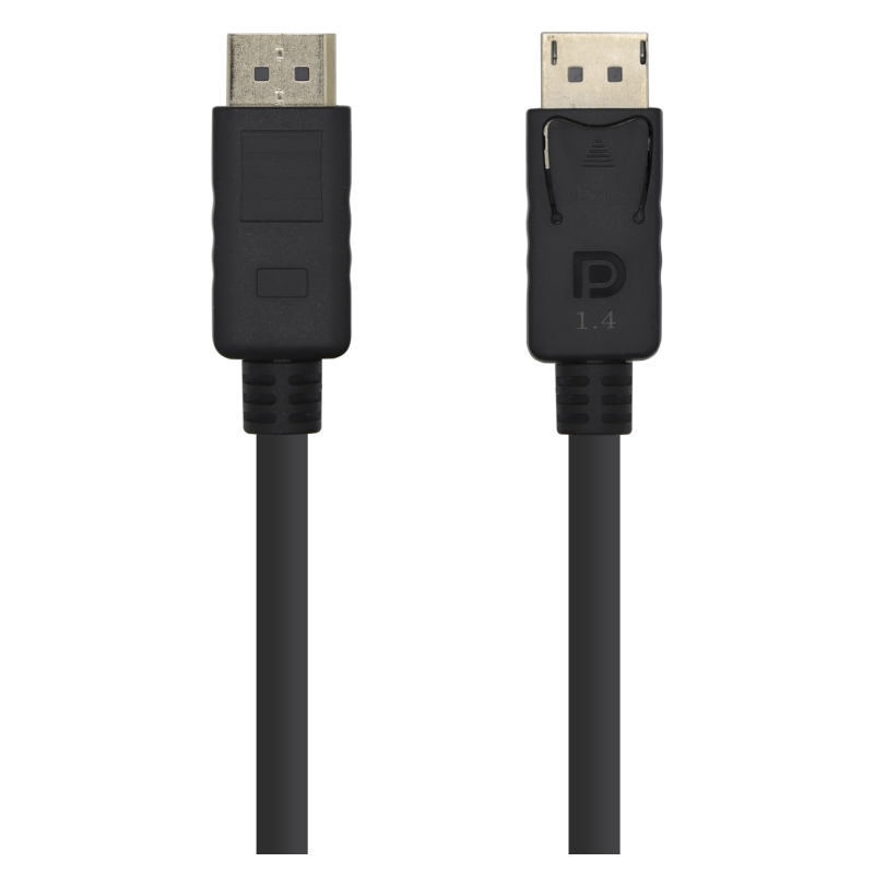 AISENS Cable Displayport V1.4 8K@60HZ, DP/M-DP/M, Negro, 2.0m