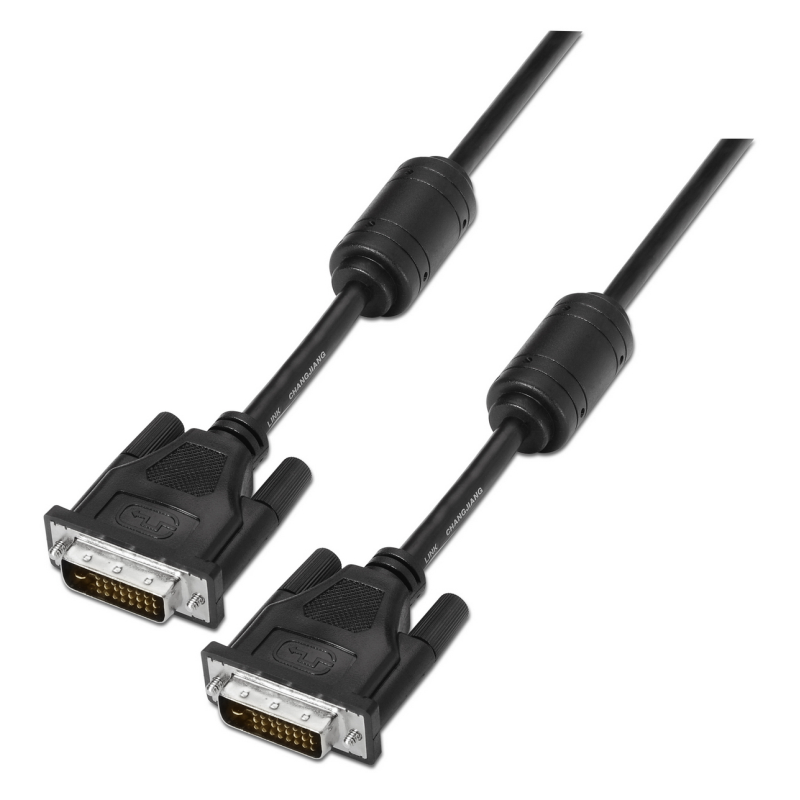 AISENS A117-0089 cable DVI 1,8 m DVI-D Negro