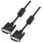 AISENS A117-0089 cable DVI 1,8 m DVI-D Negro