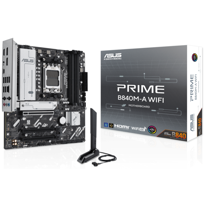 ASUS PRIME B840M-A WIFI AMD B840 Zócalo AM5 micro ATX