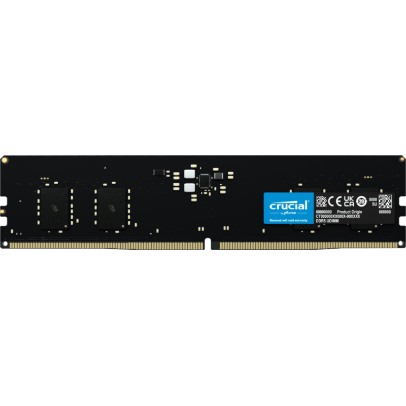 Crucial CT8G56C46U5 módulo de memoria 8 GB 1 x 8 GB DDR5 288-pin DIMM ECC