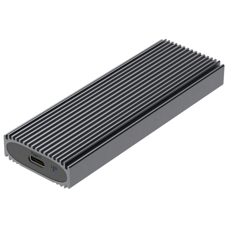 AISENS Caja Externa M.2 (NGFF) ASM2-023GR NVMe A USB3.2 Gen2, Gris