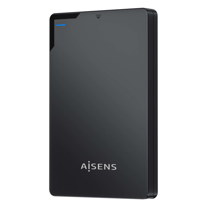 AISENS Caja Externa 2,5? 9.5mm SATA a USB 3.0/USB3.1 Gen1, Negra