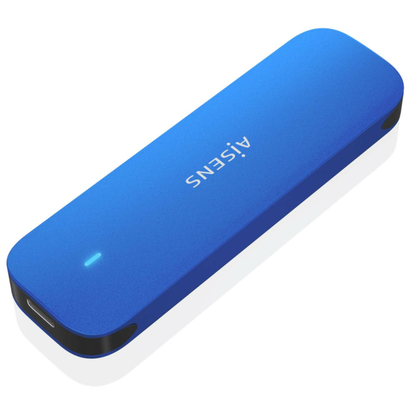 AISENS ASM2-026BLU caja para disco duro externo Caja externa para unidad de estado sólido (SSD) Azul M.2