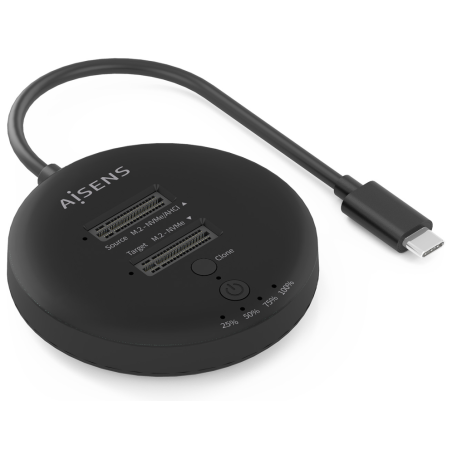 AISENS ASDS-2M2N05-BK base de conexión para disco duro USB 3.2 Gen 2 (