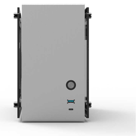 Zalman M2 Mini-Silver Mini Tower Plata