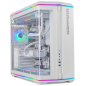 NOX Hummer Semitorre ATX cristal curvo ARGB Blnc