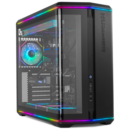 NOX Hummer Semitorre ATX cristal curvo ARGB Ngr